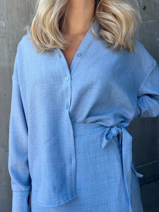 VMMELANEY Shirts - Chambray Blue