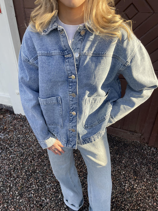 VMJAMIE Denim Jacket - Light Blue Denim