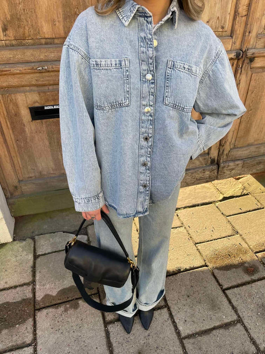 VMJENNIE Denim Shirt - Light Blue Denim