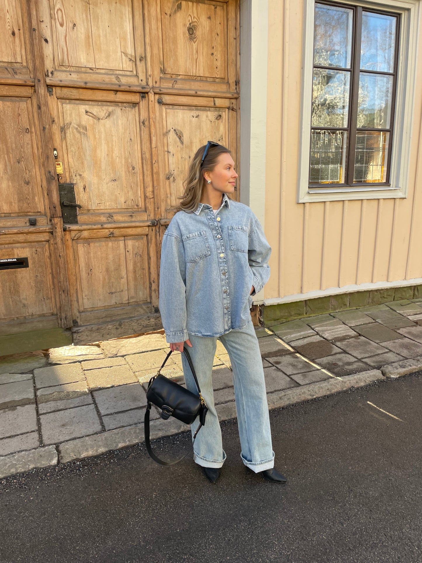 VMJENNIE Denim Shirt - Light Blue Denim