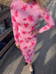 VMJULIA Midi Dress - Bonbon