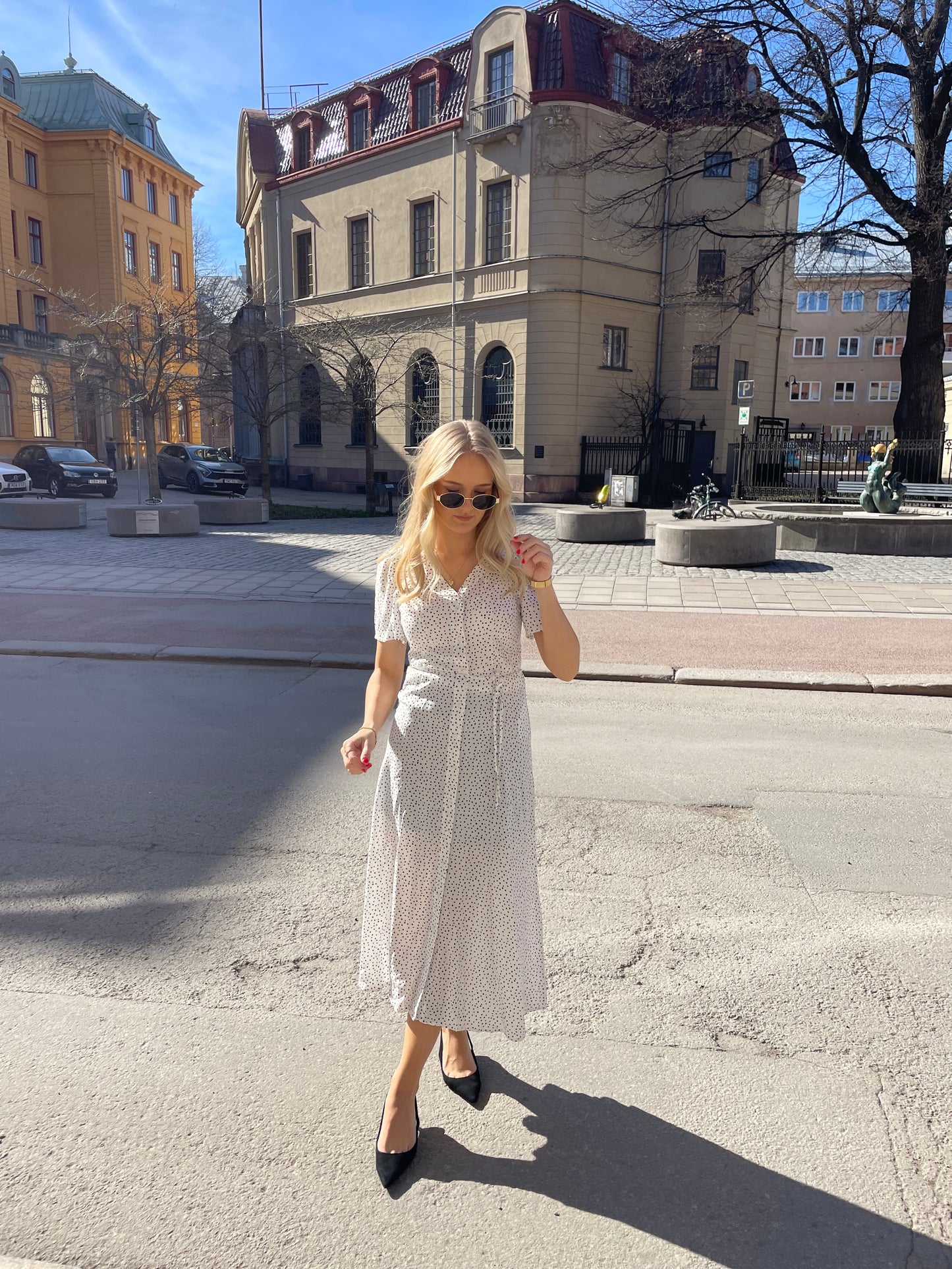 VMALBA Short Dress - Snow White