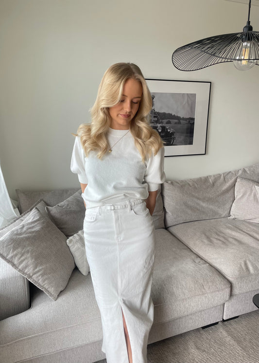VMLIZZY Long Skirt - Bright White