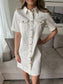 VMJENNIE Short Dress - Cloud Dancer