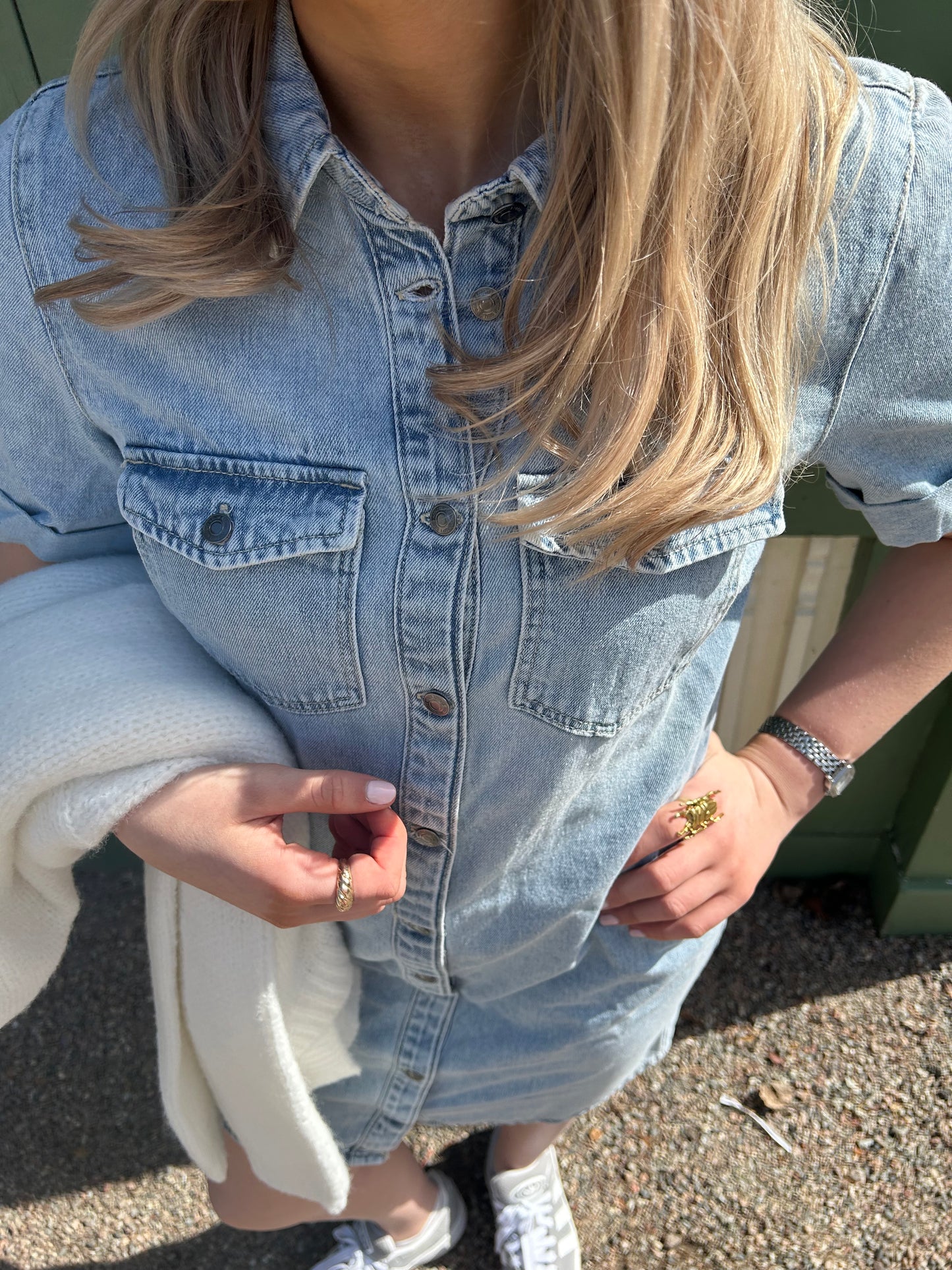 VMJENNIE Dress - Light Blue Denim