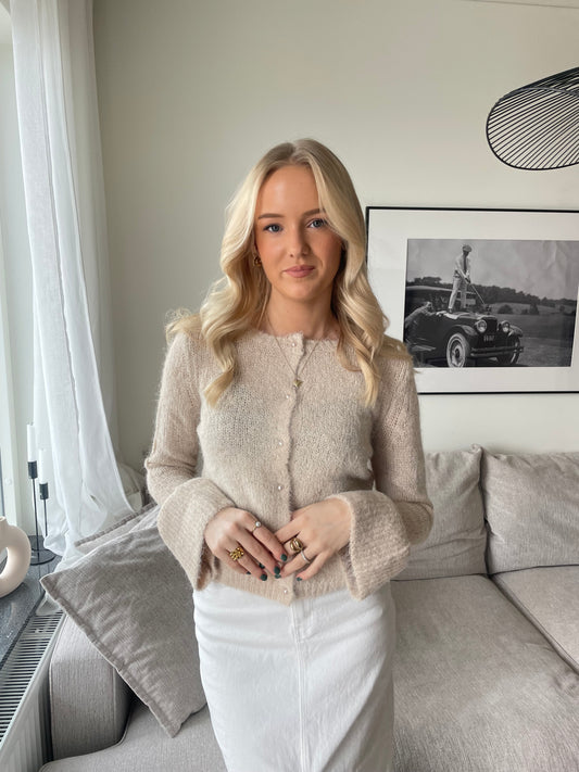 VMLEAH Knit Cardigan - Oatmeal