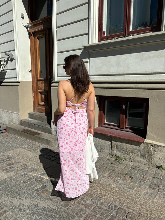 VMAMINA Long Dress - Pink Marshmallow
