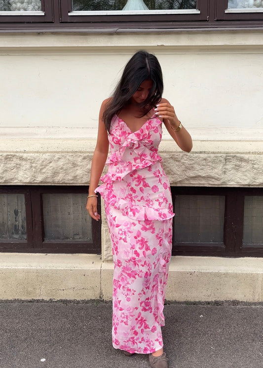 VMAMINA Long Dress - Parfait Pink