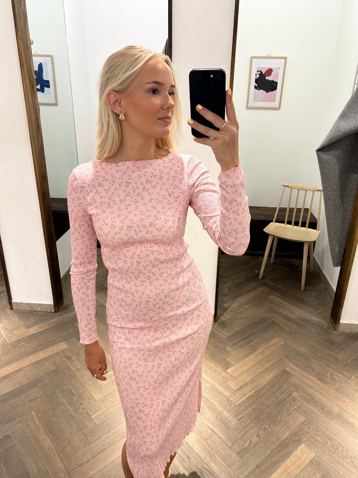 VMJULIA Midi Dress - Pink-A-Boo
