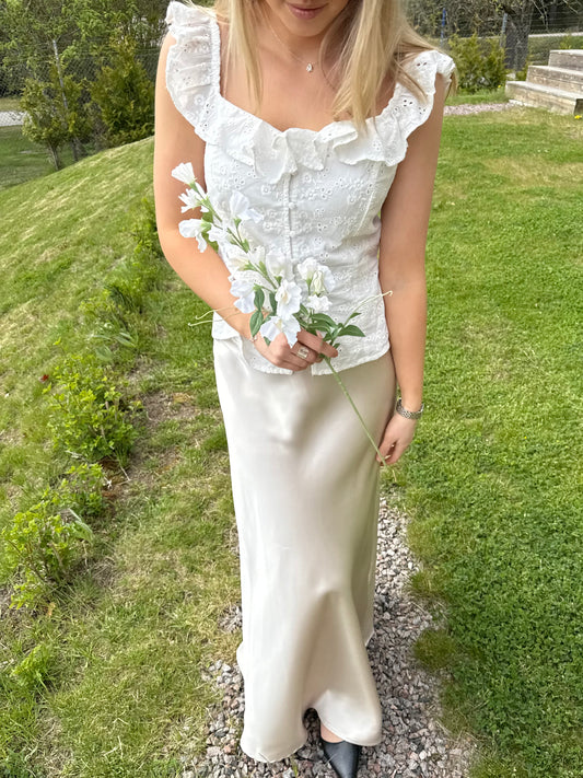 VMLOLA Long Skirt - Pumice Stone