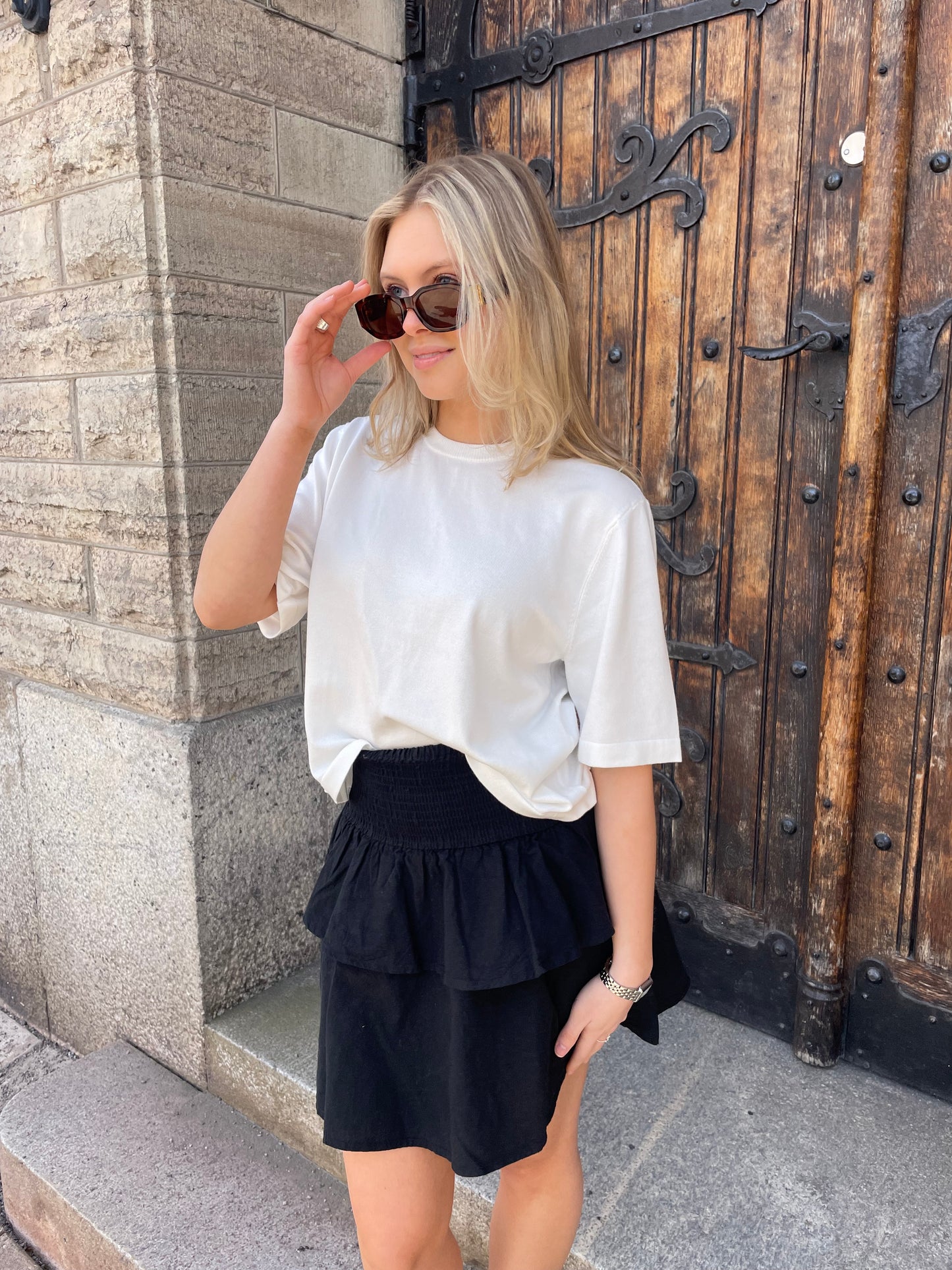 VMLUNA Short Skirt - Black