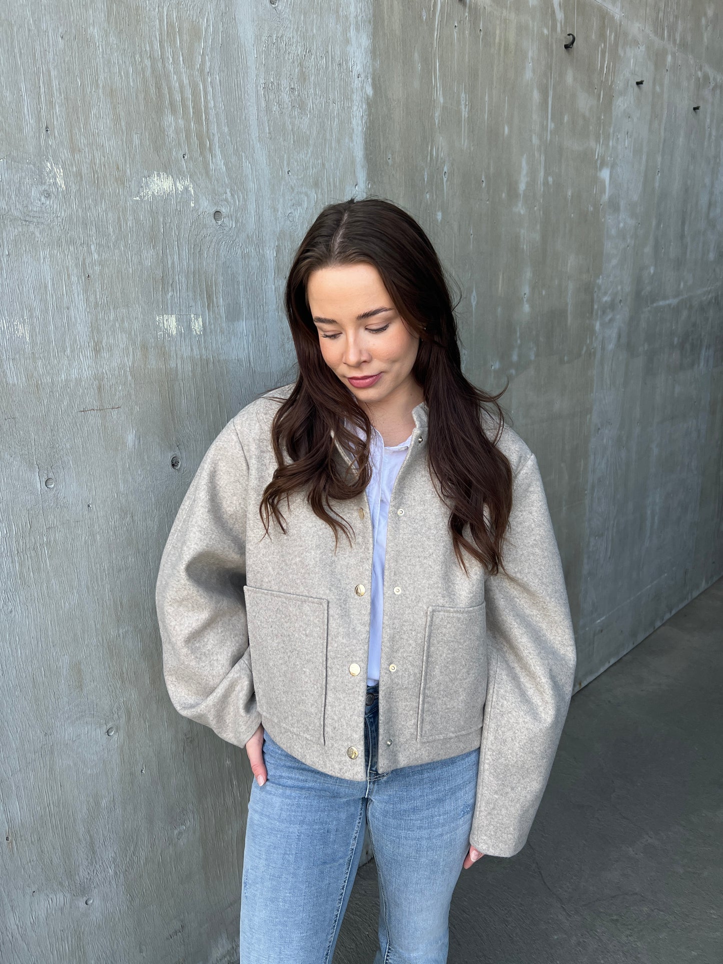 VMFORTUNECAROL Jacket - Silver Mink
