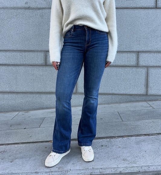 VMFLASH Jeans - Dark Blue Denim