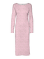 VMJULIA Midi Dress - Pink-A-Boo