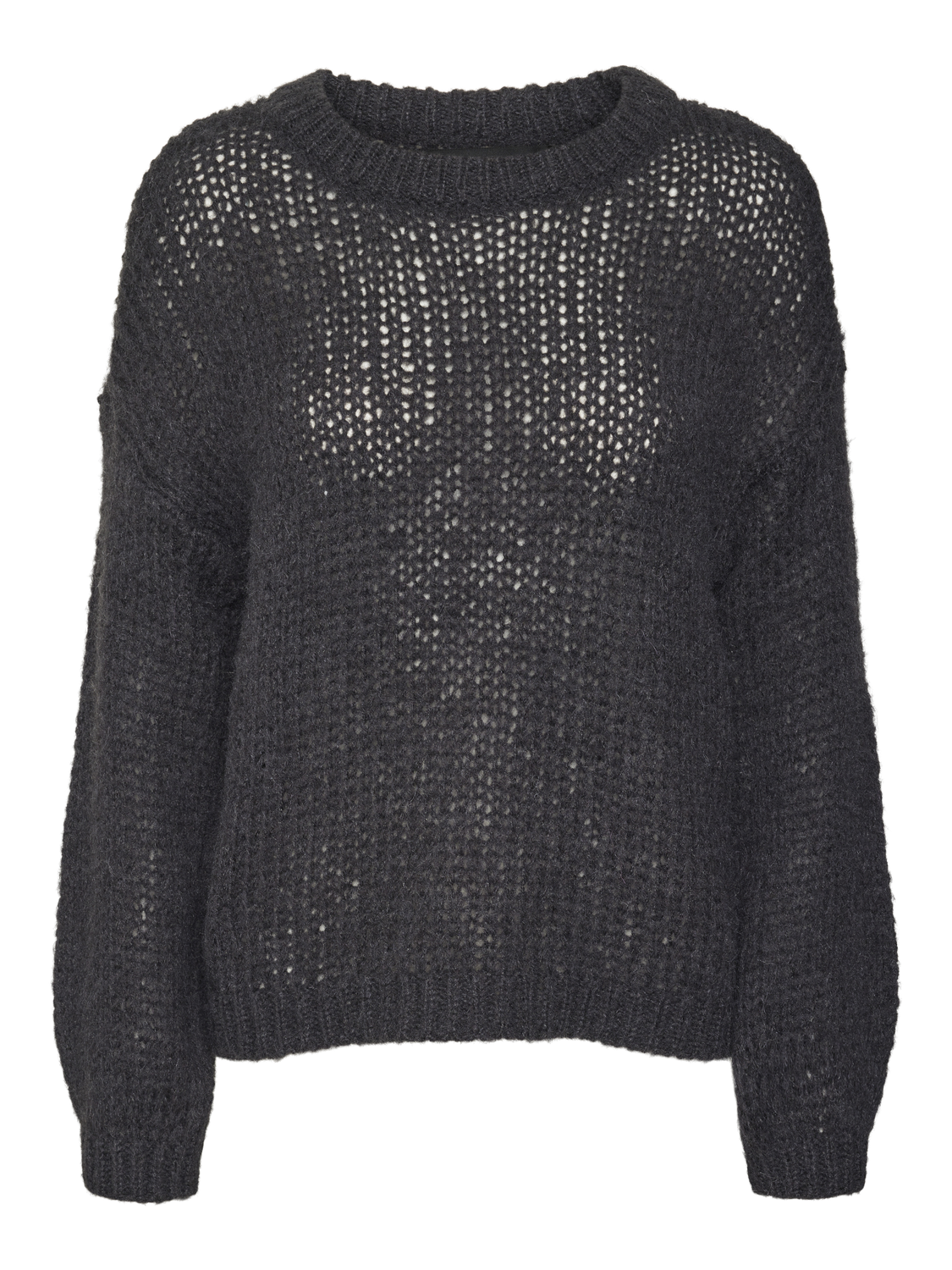 VMBELLA Pullover - Dark Grey Melange